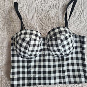 Plaid bralette